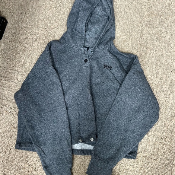 DKNY Charcoal hoodie - Picture 2 of 5